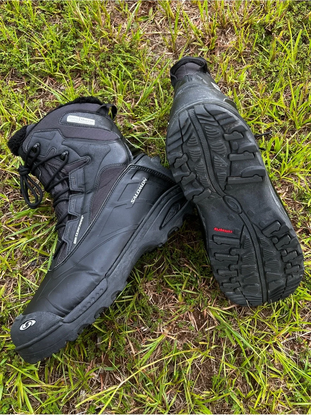 Salomon clean worn